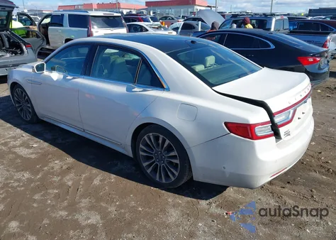 2017 Lincoln Continental Reserve z USA, uszkodzony, nr VIN 1LN6L9RP8H5630896